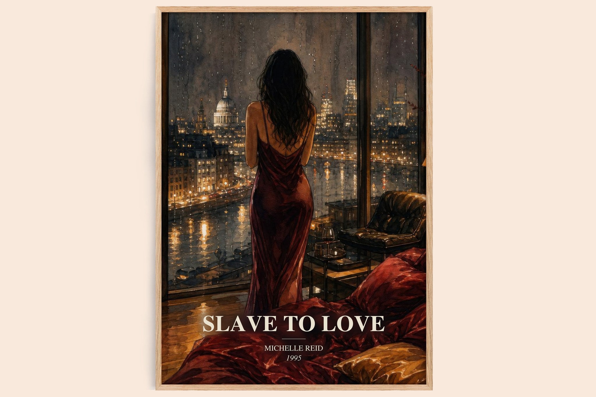 Slave to Love Book Watercolour Illustration by Michelle Reid