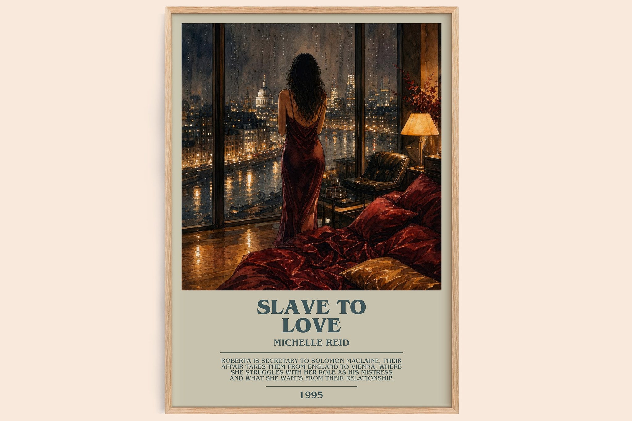 Slave to Love Bookish Wall Art by Michelle Reid