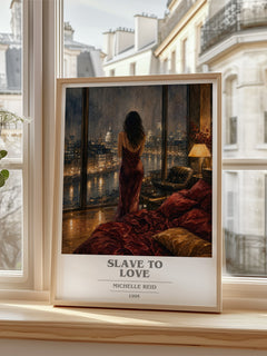 Slave to Love book cover poster colour and style options – Michelle Reid book art