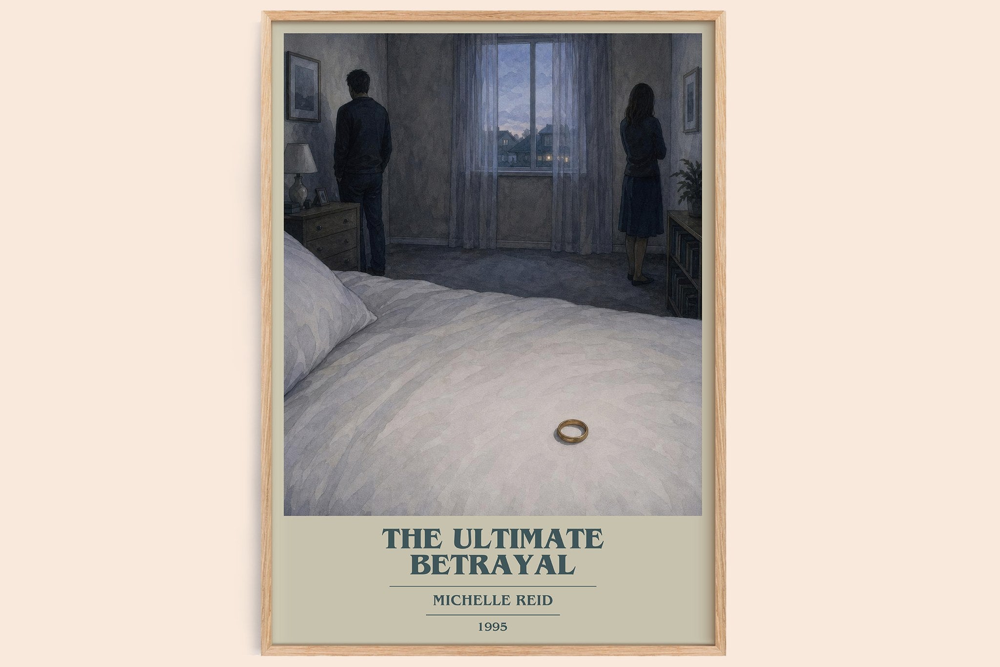 The Ultimate Betrayal Book Cover Poster by Michelle Reid