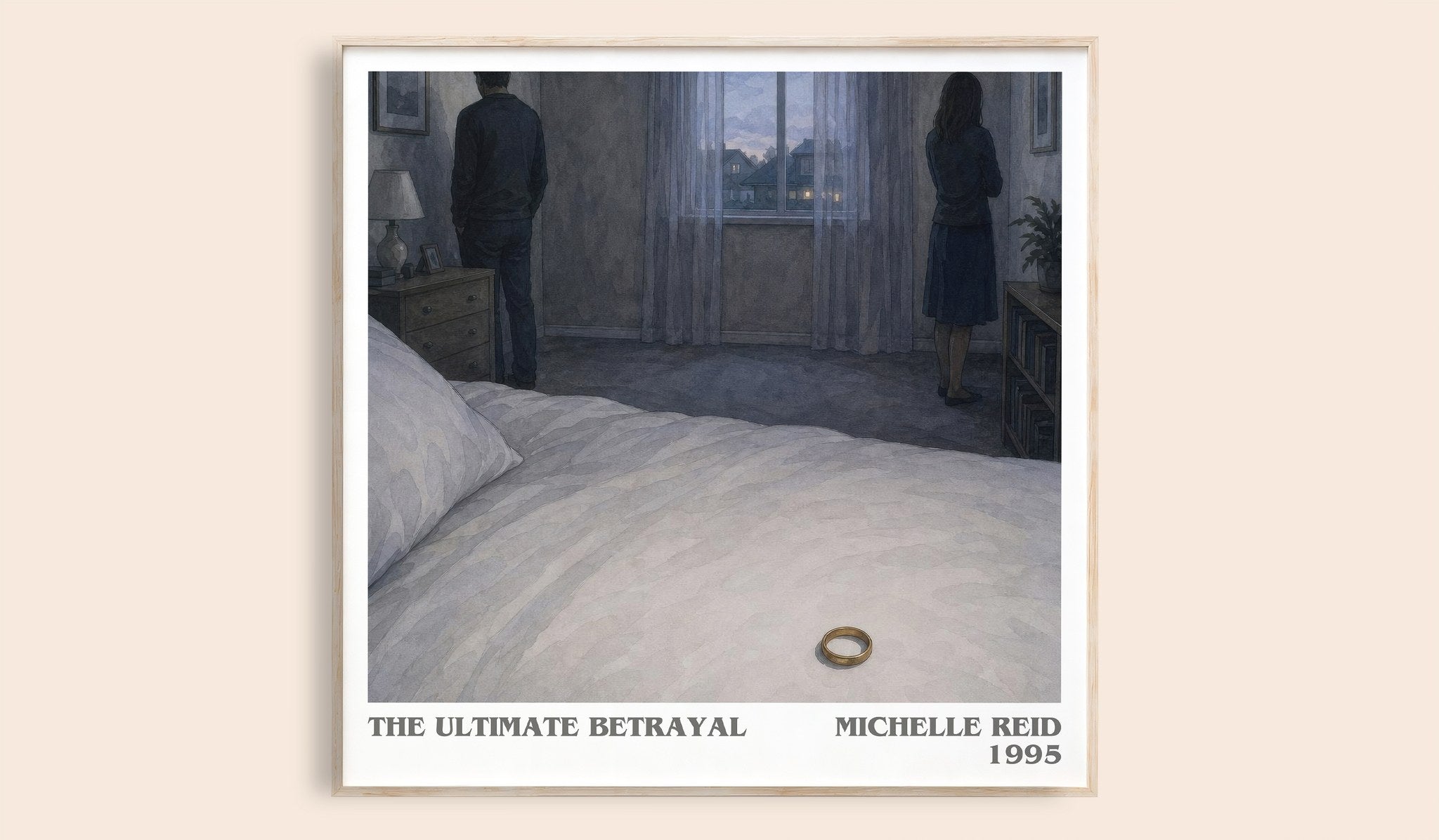 The Ultimate Betrayal Literary Art Print by Michelle Reid