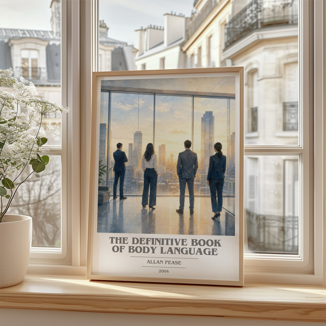 The Definitive Book of Body Language book cover poster colour and style options – Allan Pease book art