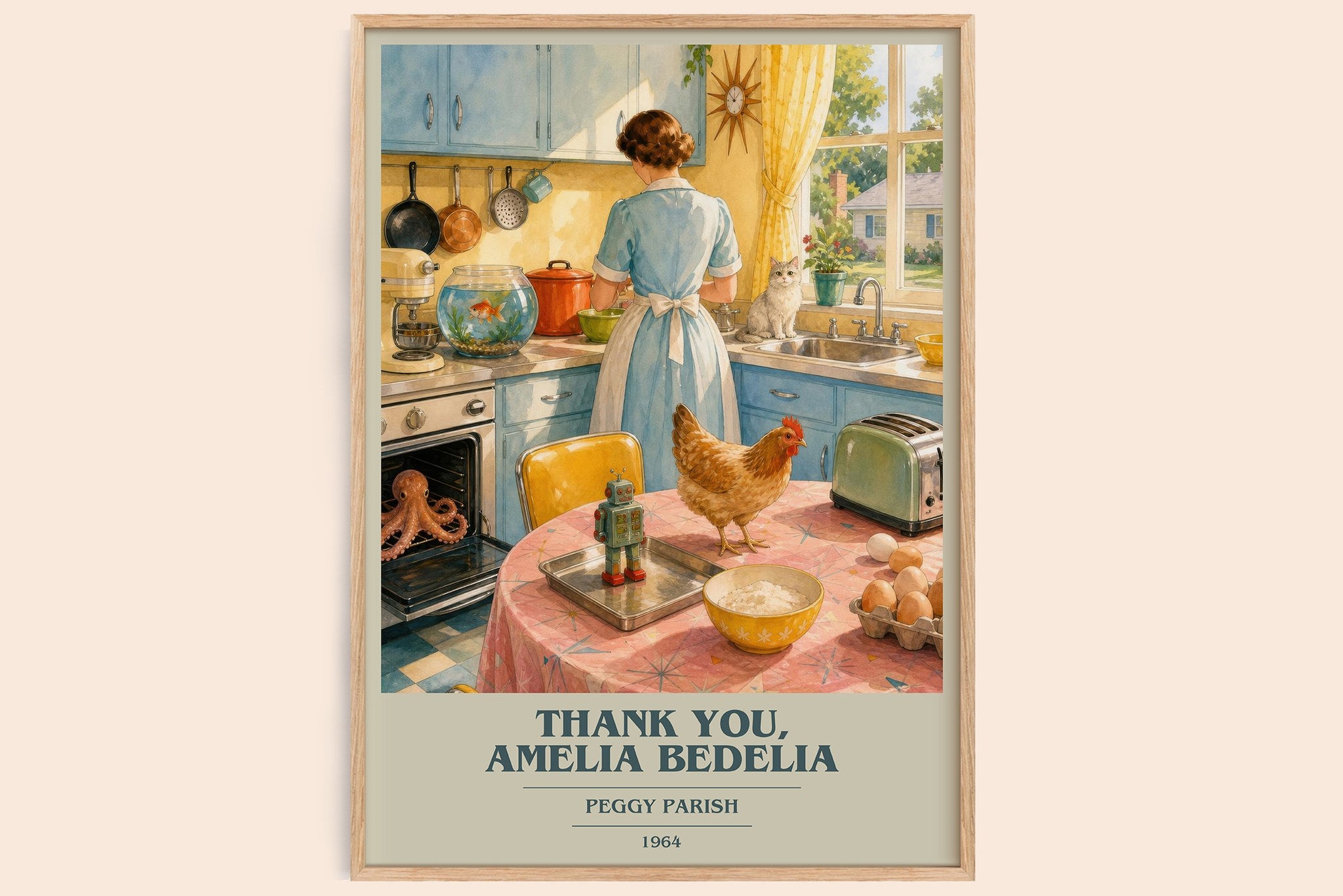 Thank You, Amelia Bedelia Book Cover Poster by Peggy Parish