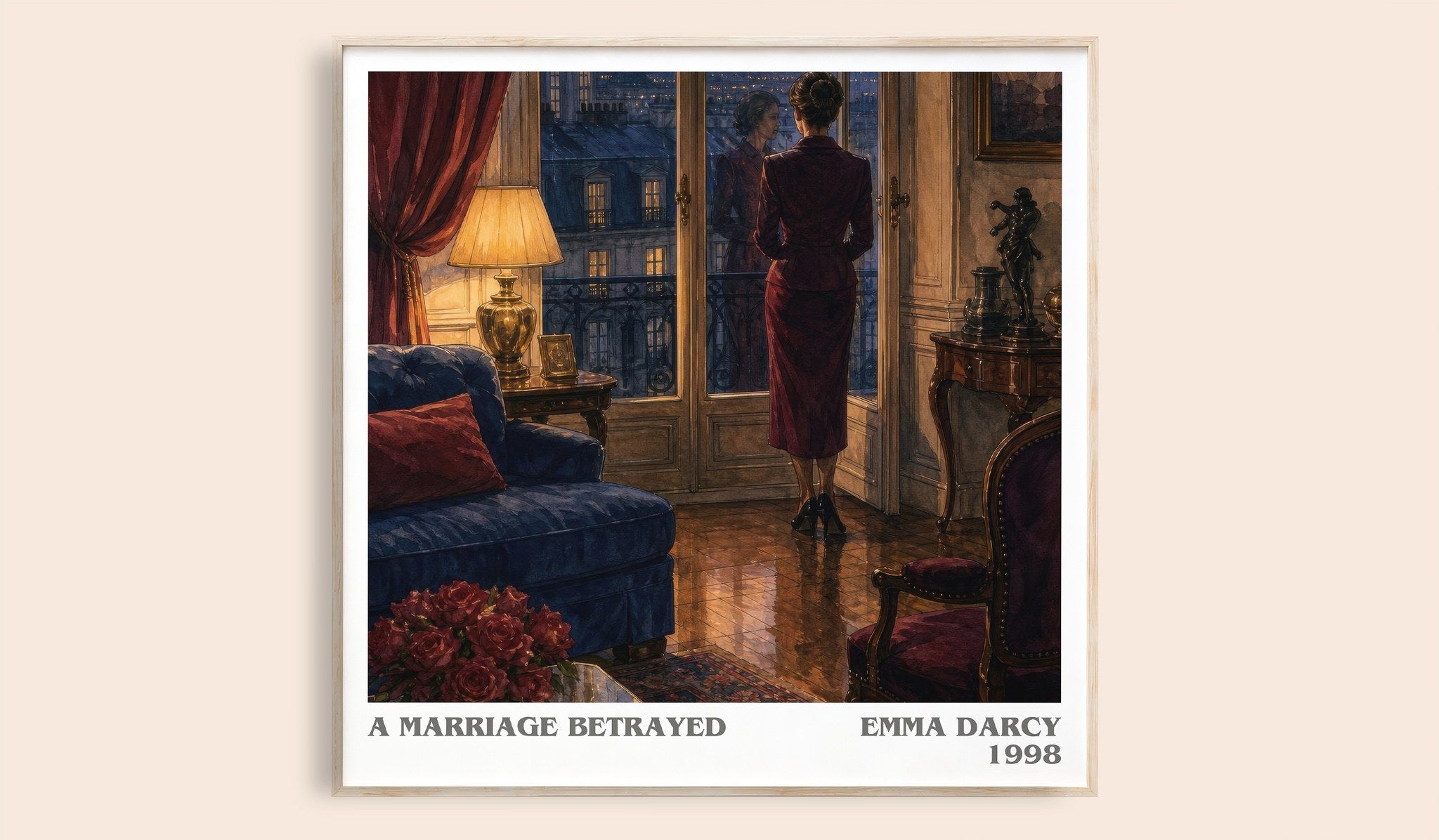 A Marriage Betrayed Literary Art Print by Emma Darcy