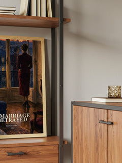 A Marriage Betrayed book watercolour illustration paper finish options – matte satin gloss