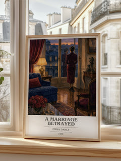 A Marriage Betrayed book cover poster colour and style options – Emma Darcy book art