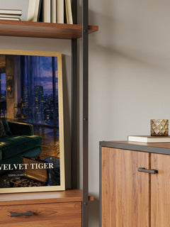 The Velvet Tiger book watercolour illustration paper finish options – matte satin gloss