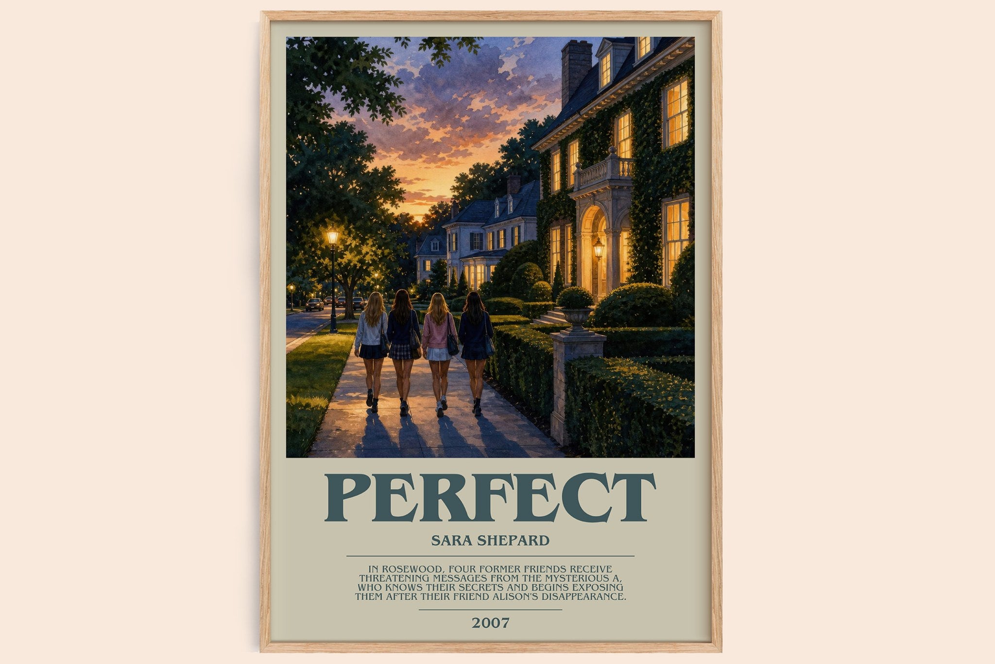 Perfect Bookish Wall Art by Sara Shepard