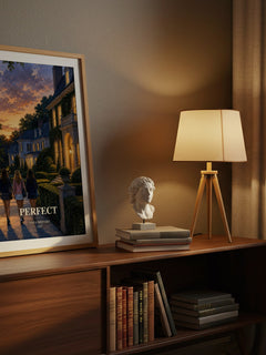 Perfect watercolour print on bookshelf – Sara Shepard fan gift