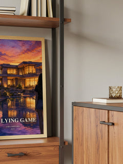 The Lying Game book watercolour illustration paper finish options – matte satin gloss