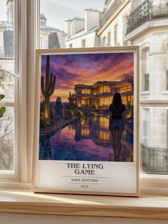 The Lying Game book cover poster colour and style options – Sara Shepard book art