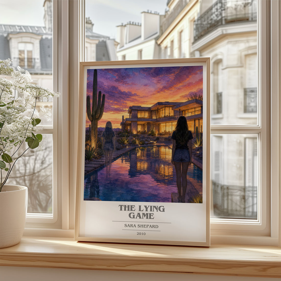 The Lying Game book cover poster colour and style options – Sara Shepard book art