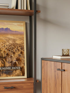 Lonesome Dove book watercolour illustration paper finish options – matte satin gloss