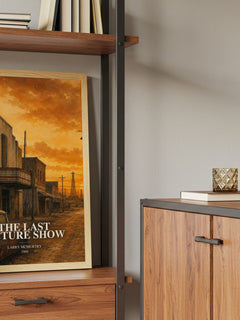 The Last Picture Show book watercolour illustration paper finish options – matte satin gloss