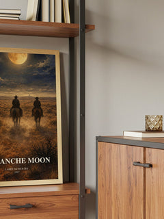 Comanche moon book watercolour illustration paper finish options – matte satin gloss