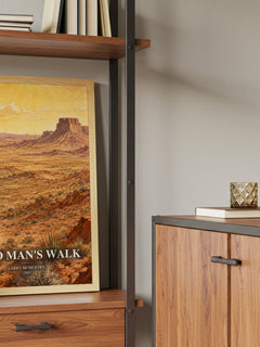 Dead Man's Walk book watercolour illustration paper finish options – matte satin gloss