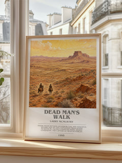 Dead Man's Walk bookish poster colour and style options – Larry McMurtry book art