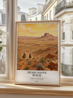 Dead Man's Walk book cover poster colour and style options – Larry McMurtry book art