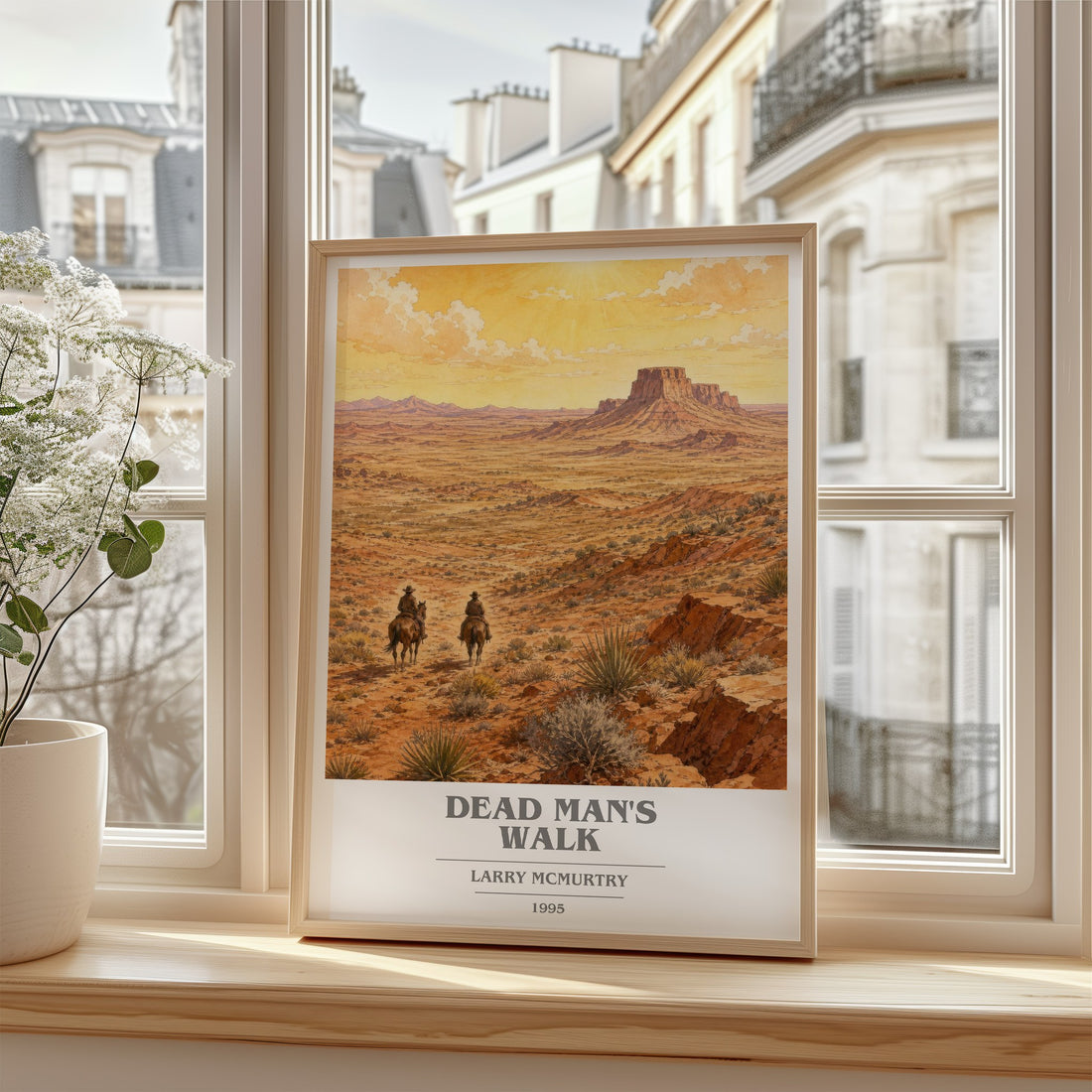 Dead Man's Walk book cover poster colour and style options – Larry McMurtry book art