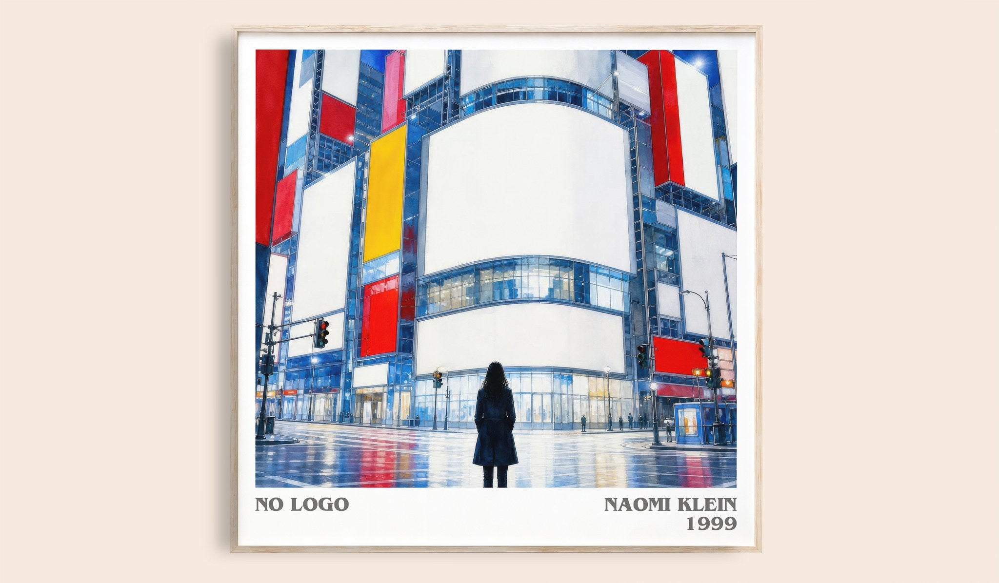 No Logo Literary Art Print by Naomi Klein
