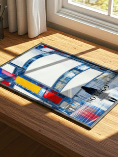 No Logo watercolour book poster framed on wall – non fiction wall art