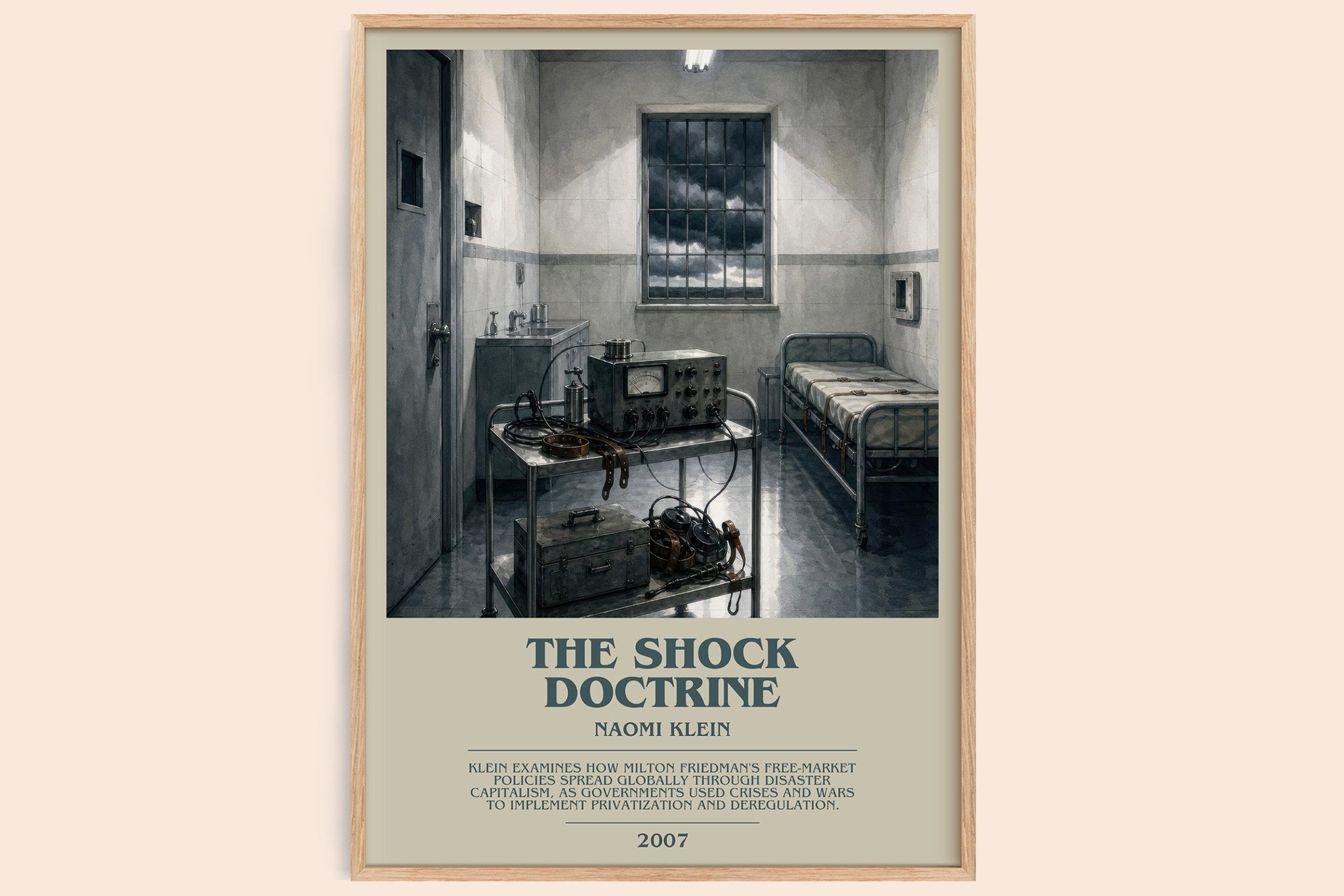 The Shock Doctrine Bookish Wall Art by Naomi Klein