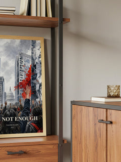 No Is Not Enough book watercolour illustration paper finish options – matte satin gloss