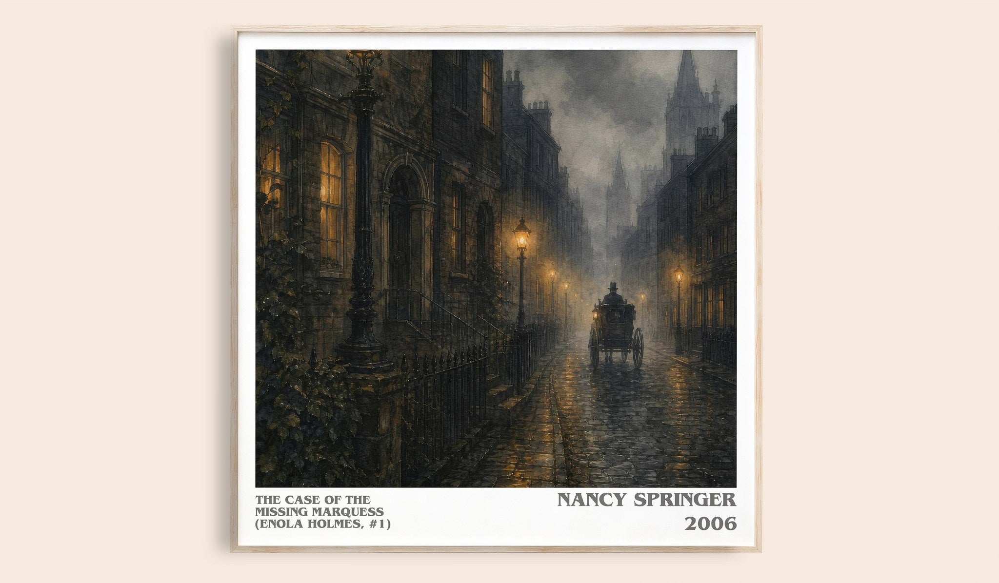 Case of the Missing Marquess (Enola Holmes, #1) Literary Art Print by Nancy Springer