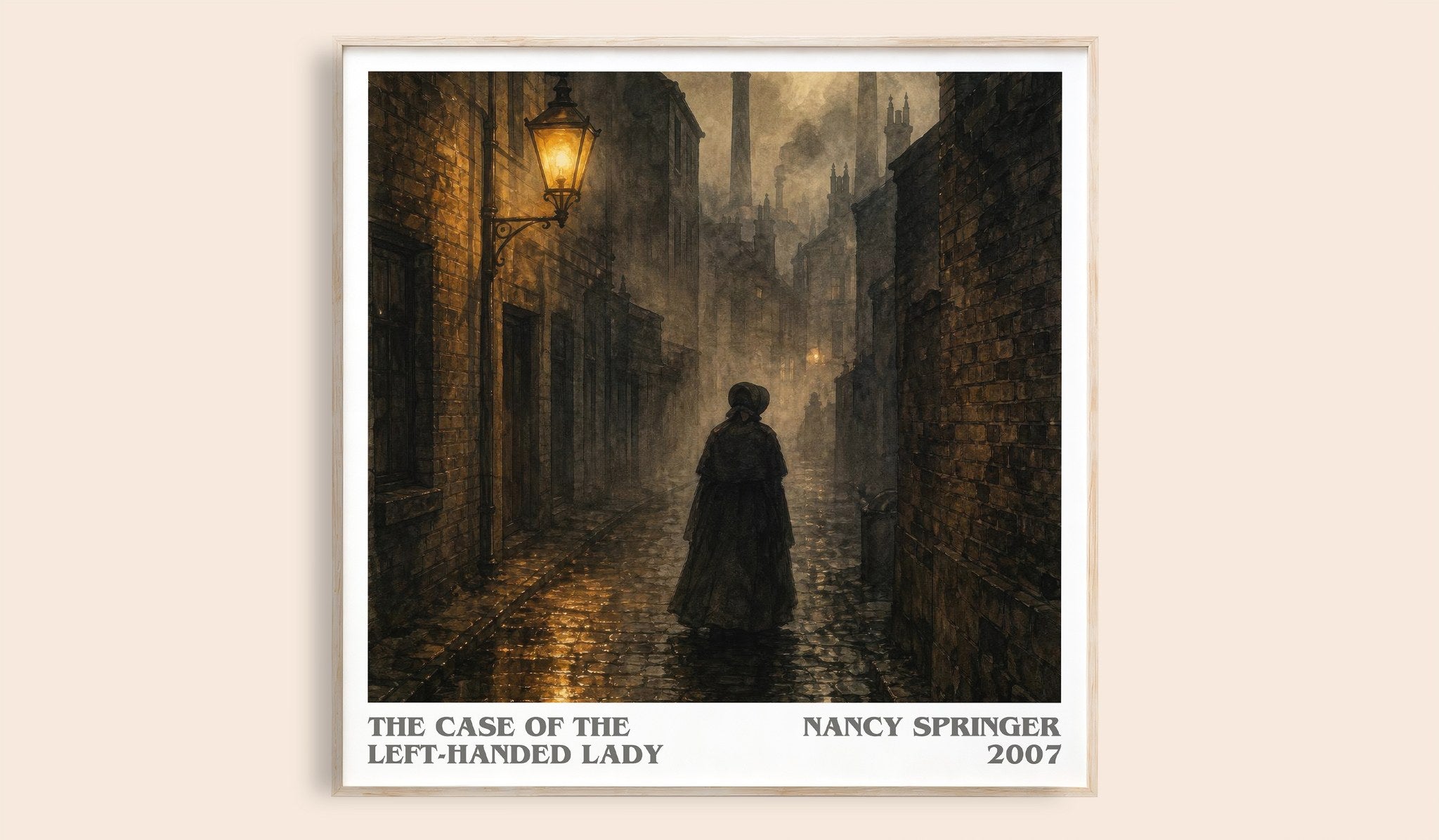 The Case of the Left-Handed Lady Literary Art Print by Nancy Springer