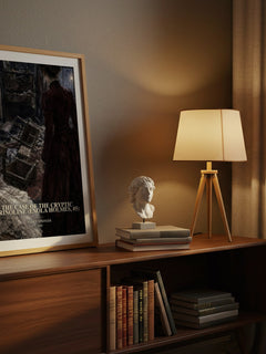 The Case of the Cryptic Crinoline (Enola Holmes, #5) watercolour print on bookshelf – Nancy Springer fan gift