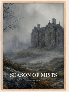 Season of Mists watercolour book poster by Anne Mather – framed literary art print