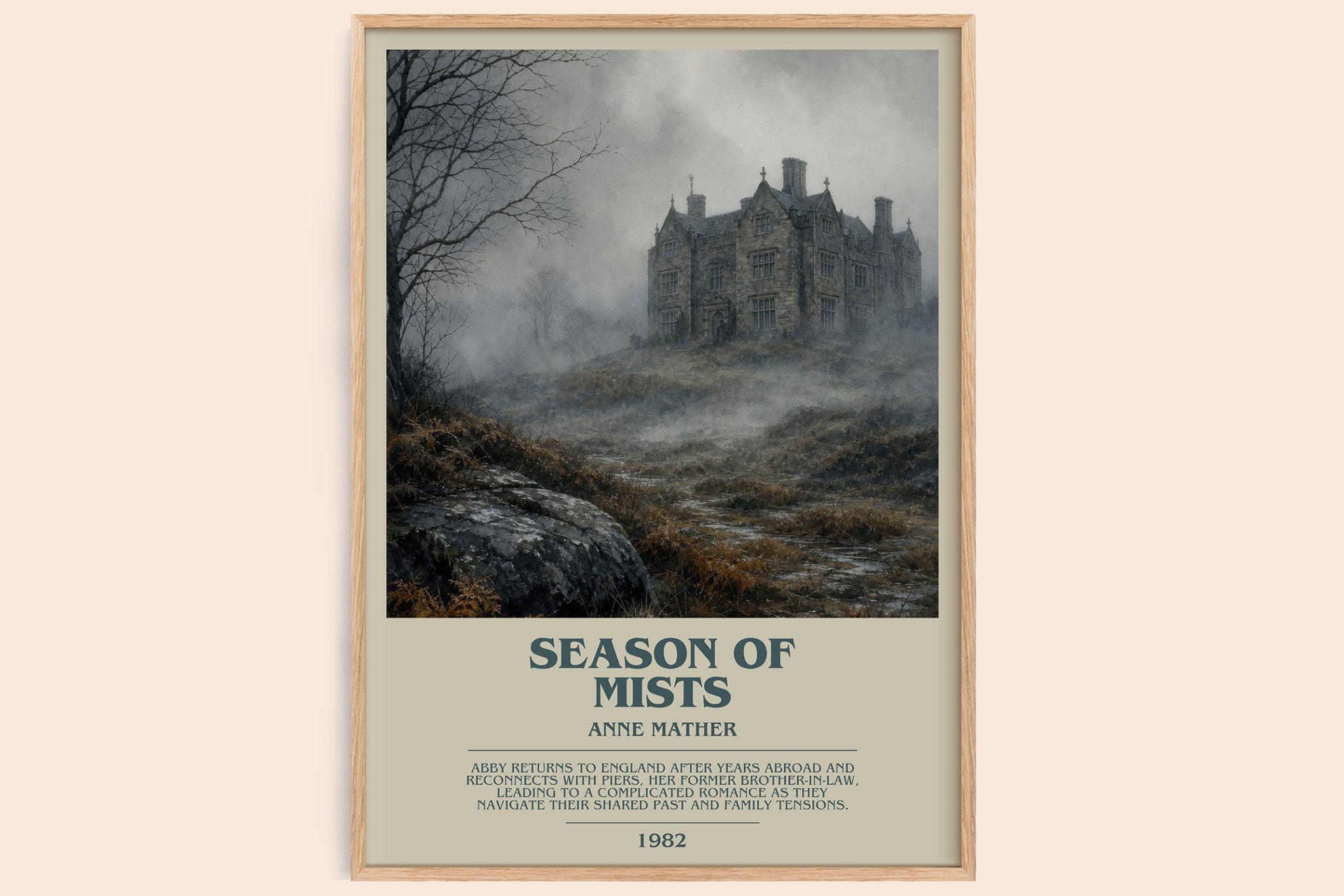 Season of Mists Bookish Wall Art by Anne Mather