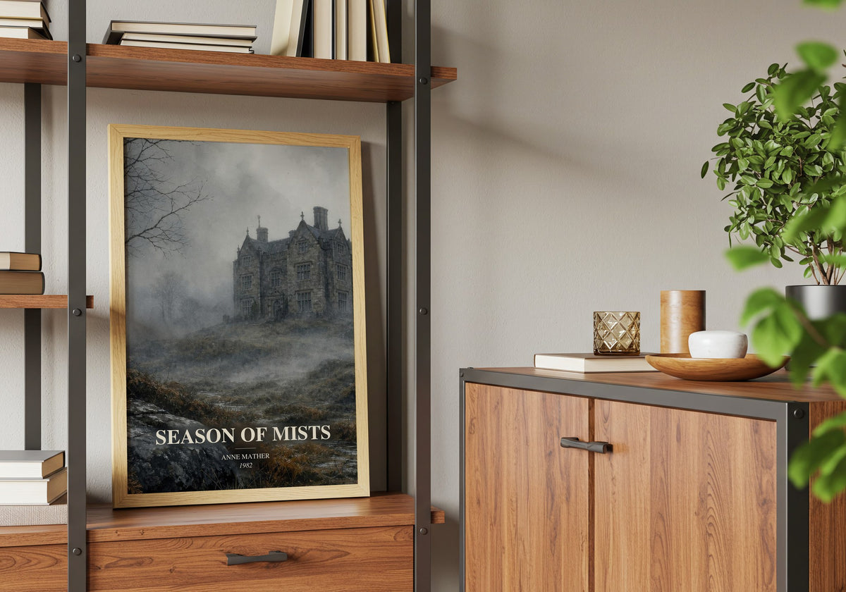Season of Mists book watercolour illustration paper finish options – matte satin gloss