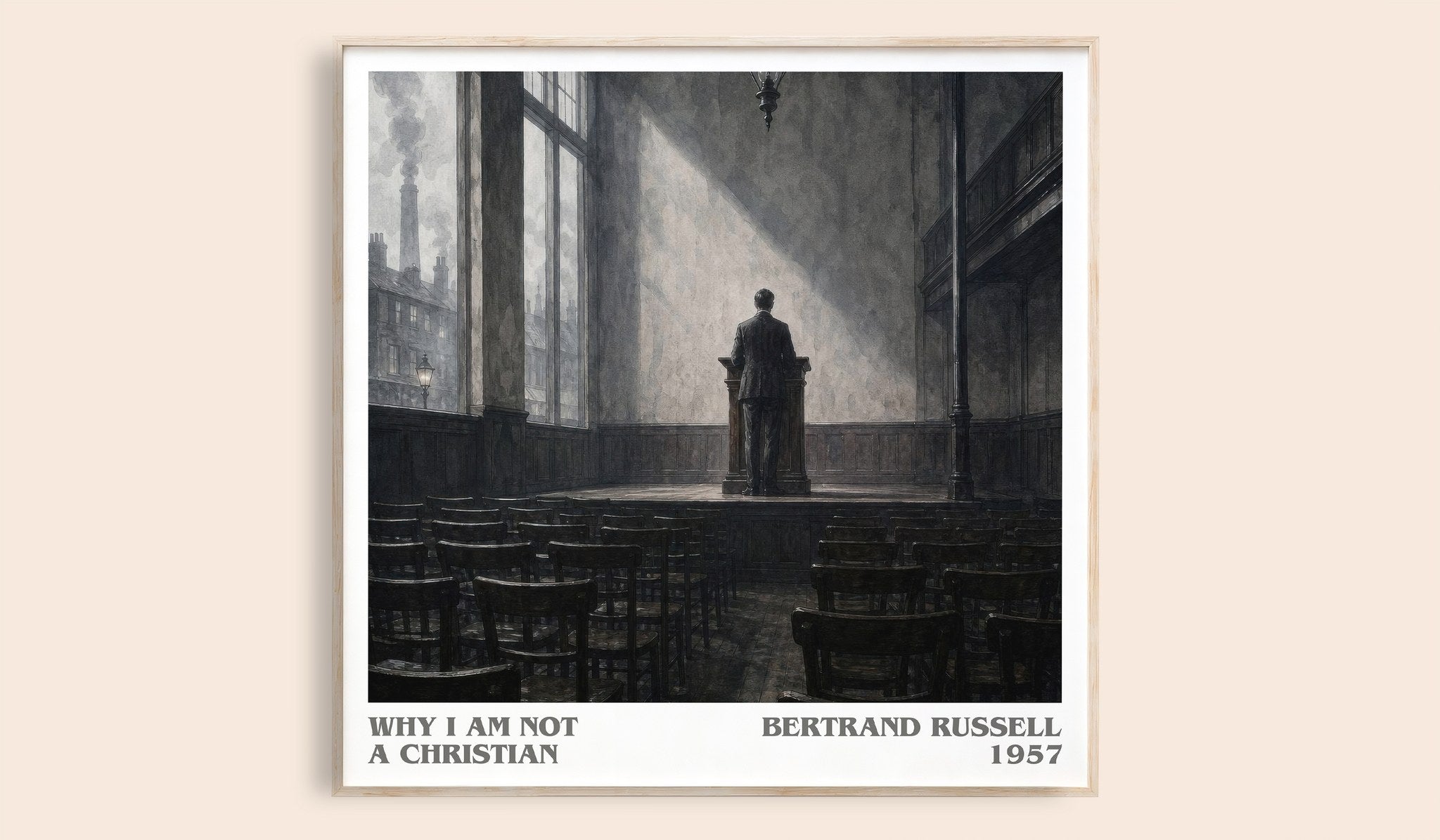 Why I am not a Christian Literary Art Print by Bertrand Russell