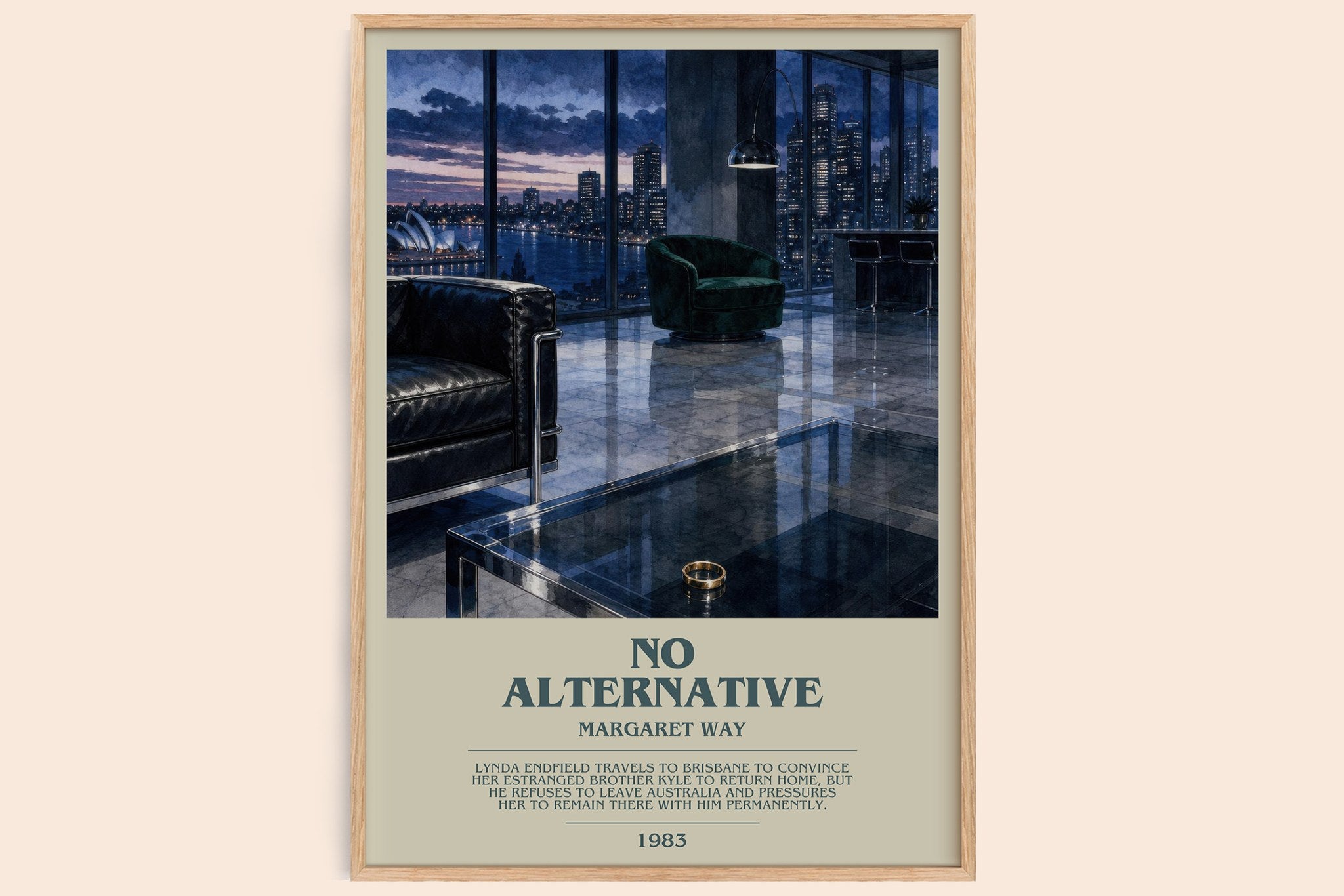 No Alternative Bookish Wall Art by Margaret Way