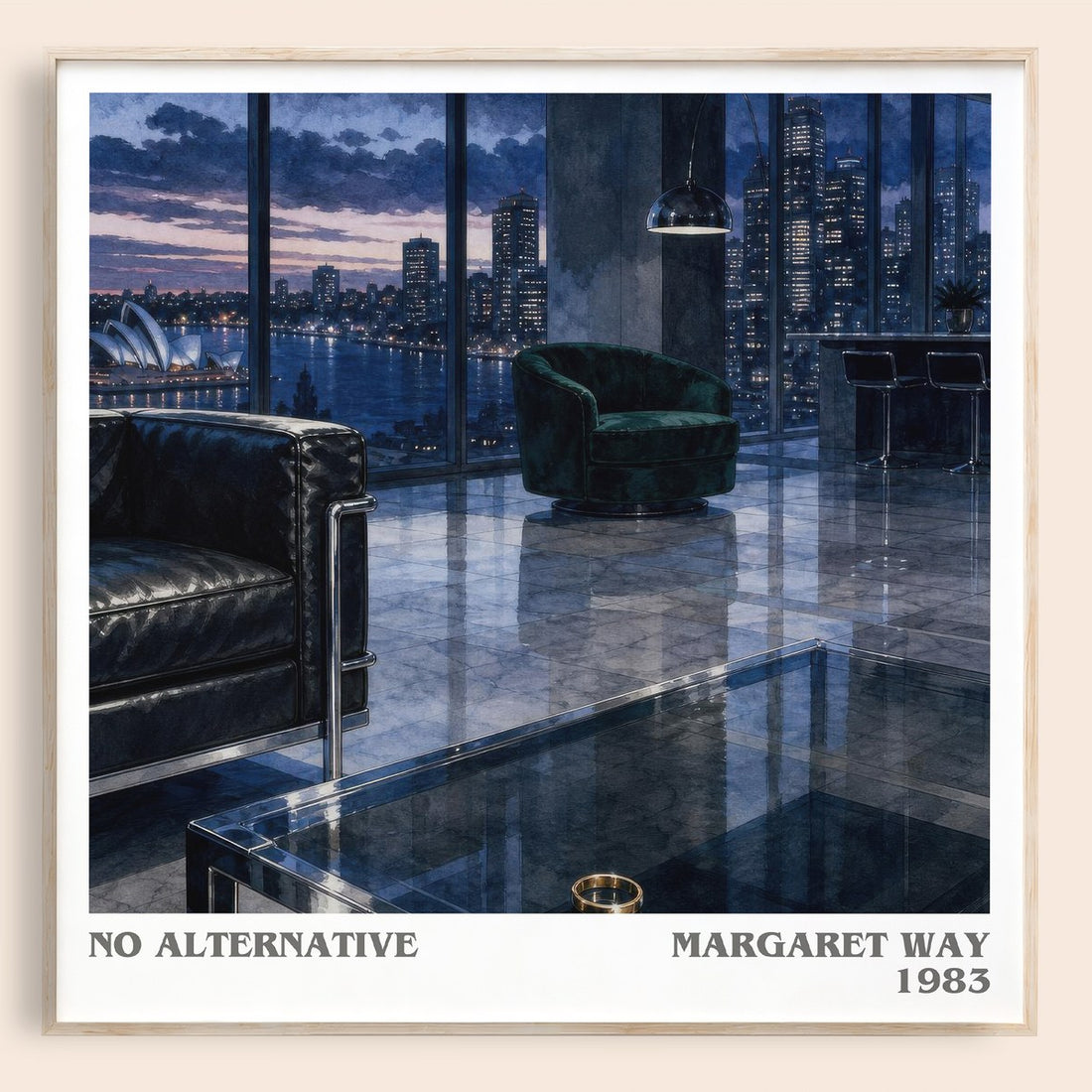 No Alternative literary book poster by Margaret Way – framed literary art print