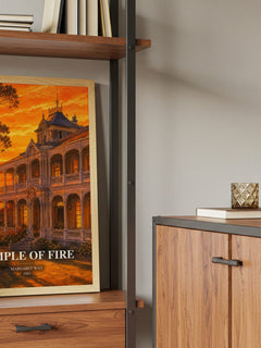 Temple of Fire book watercolour illustration paper finish options – matte satin gloss