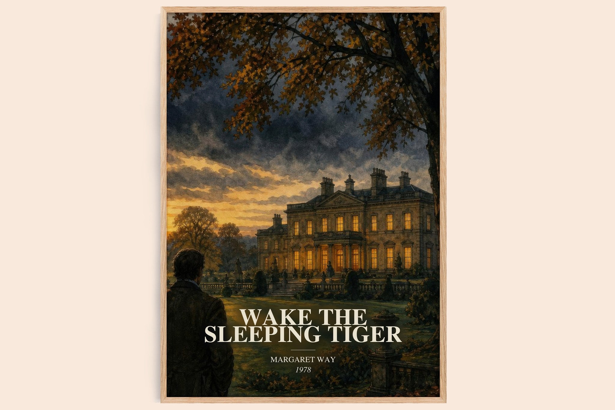 Wake the Sleeping Tiger Book Watercolour Illustration by Margaret Way