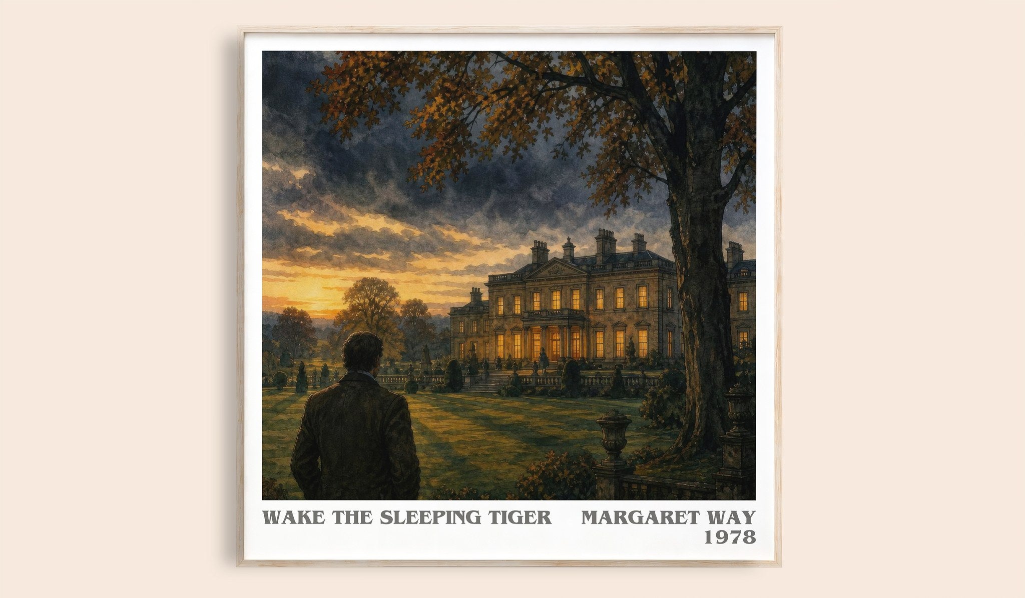 Wake the Sleeping Tiger Literary Art Print by Margaret Way