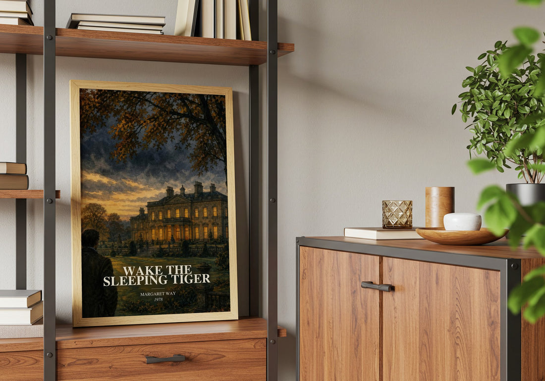 Wake the Sleeping Tiger book watercolour illustration paper finish options – matte satin gloss
