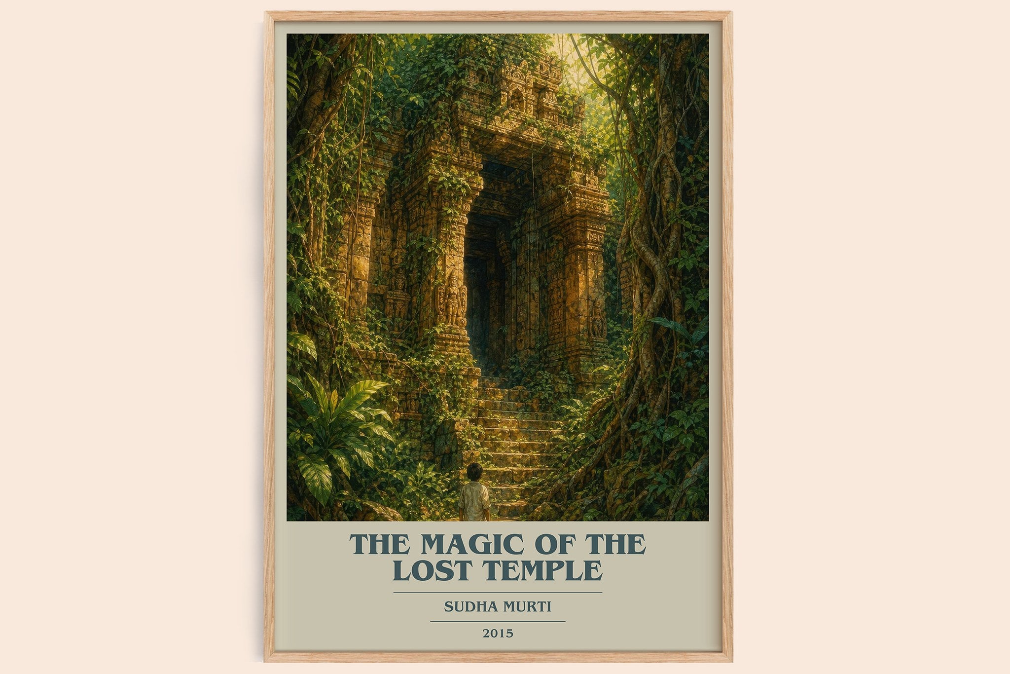 The Magic of the Lost Temple Book Cover Poster by Sudha Murti