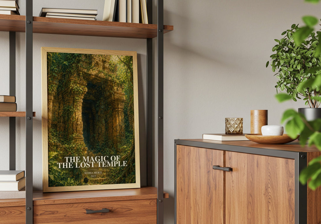 The Magic of the Lost Temple book watercolour illustration paper finish options – matte satin gloss