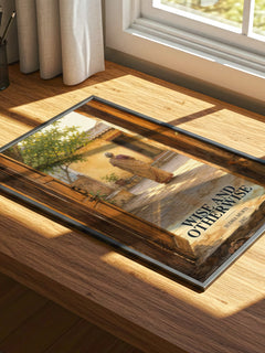 Wise and otherwise watercolour book poster framed on wall – memoir wall art