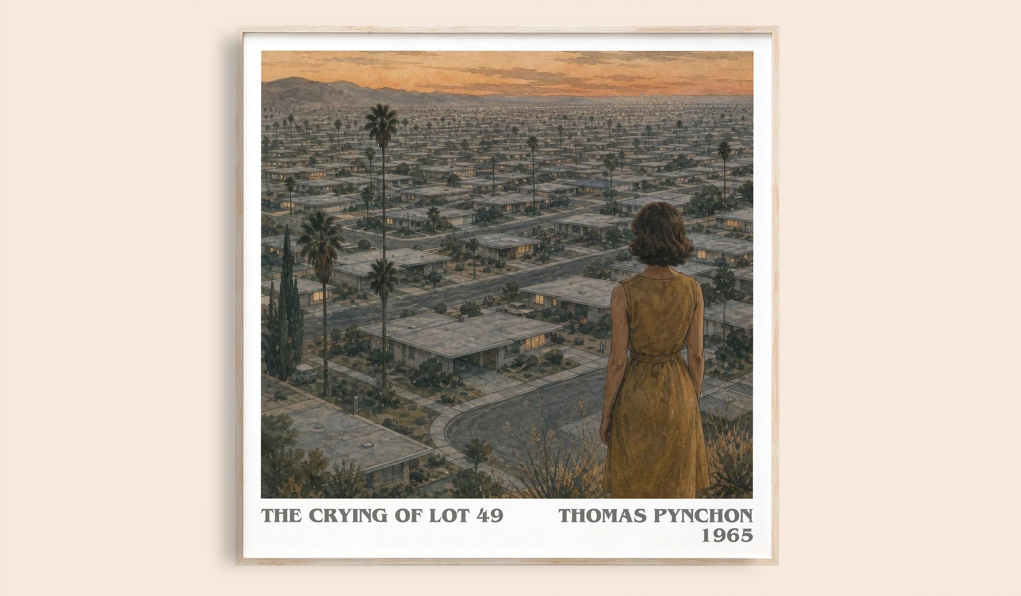 The Crying of Lot 49 Literary Art Print by Thomas Pynchon