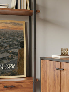 The Crying of Lot 49 book watercolour illustration paper finish options – matte satin gloss