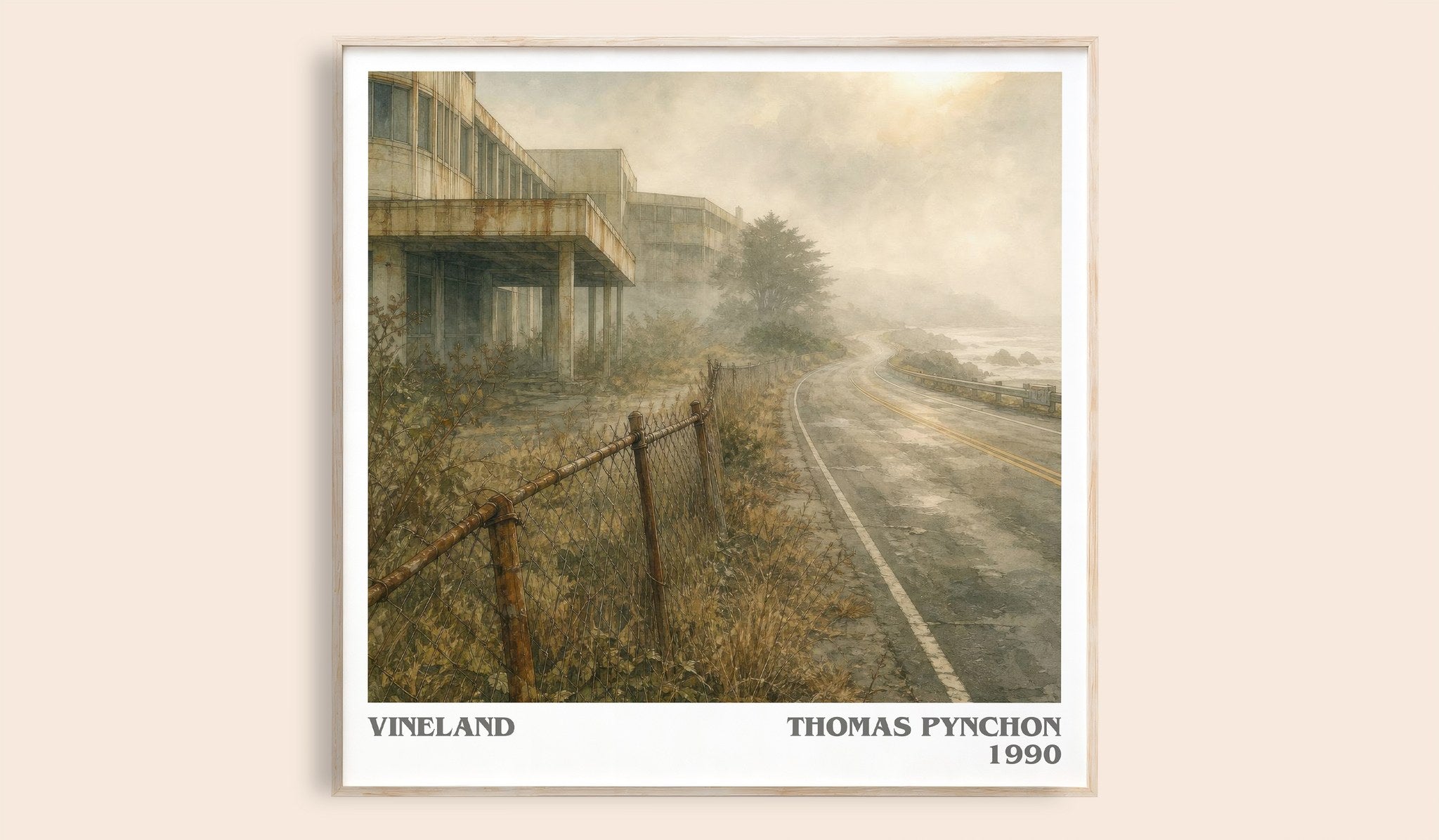 Vineland Literary Art Print by Thomas Pynchon