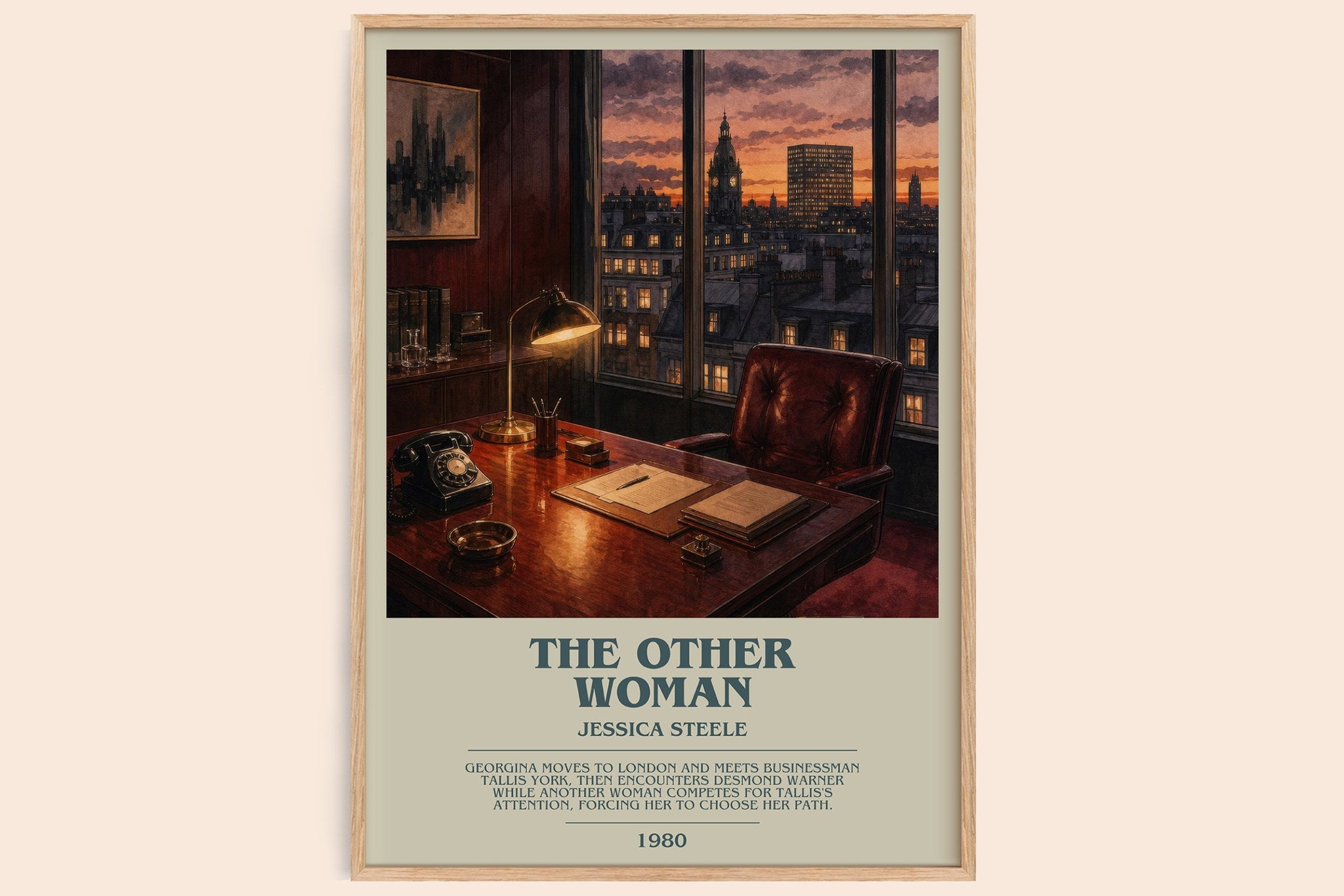 The Other Woman Bookish Wall Art by Jessica Steele