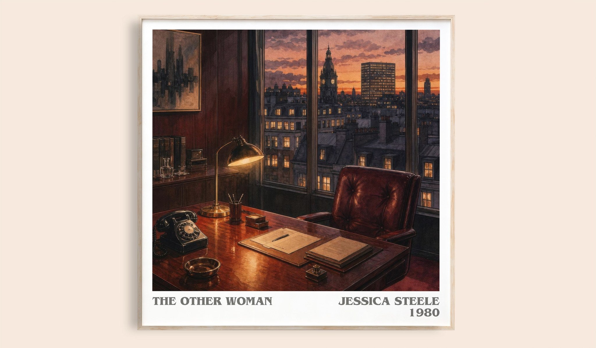 The Other Woman Literary Art Print by Jessica Steele