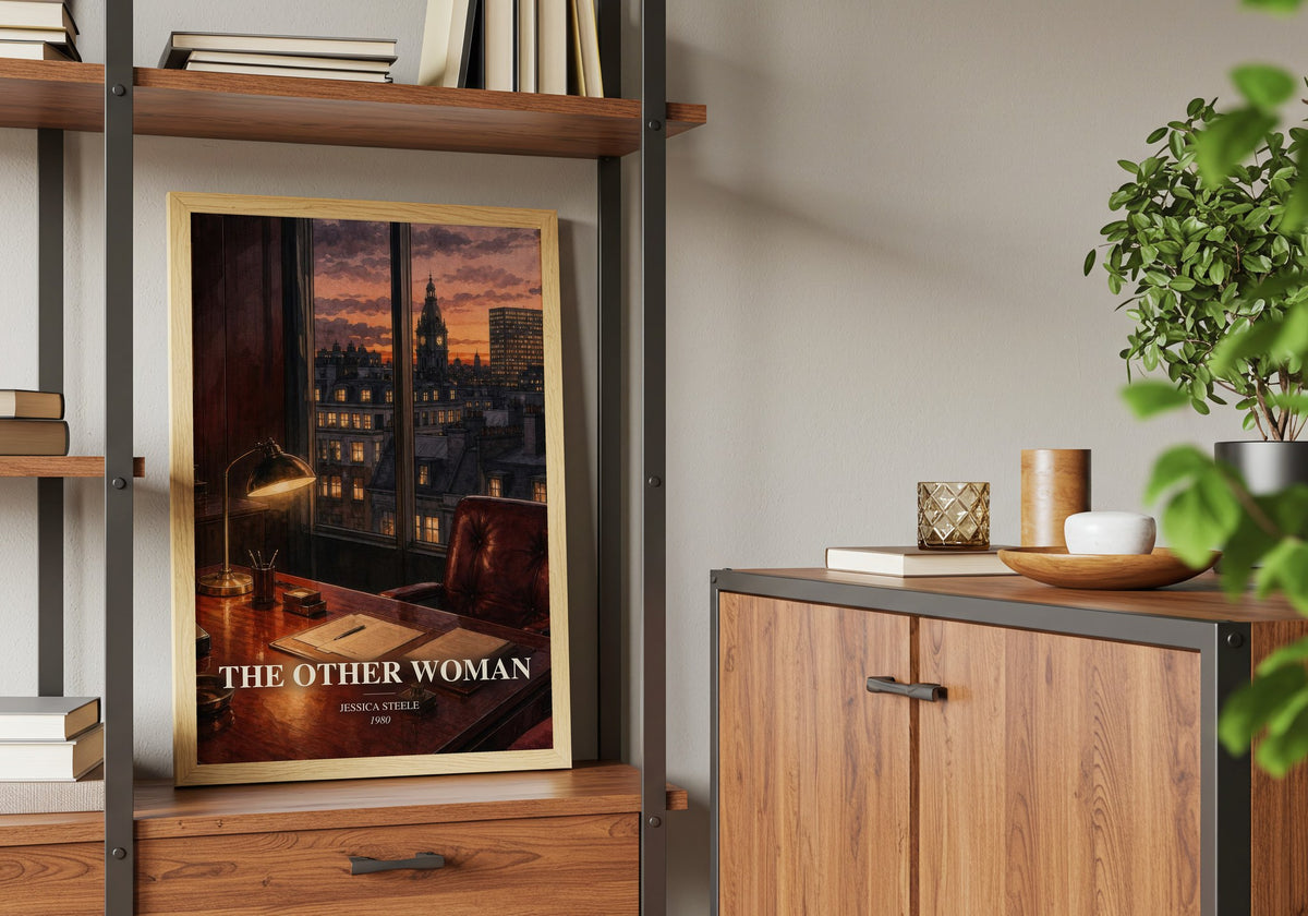 The Other Woman book watercolour illustration paper finish options – matte satin gloss