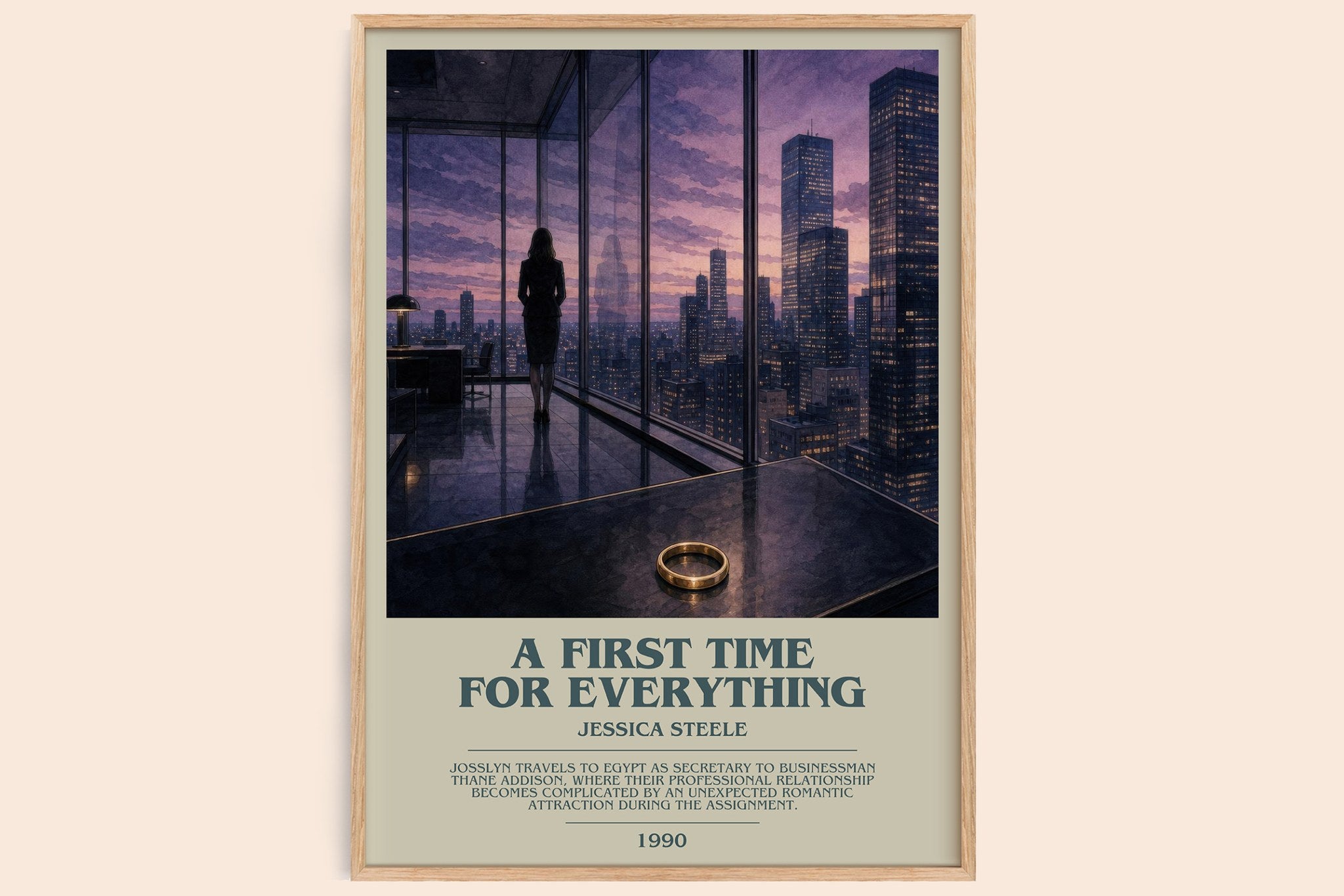 A First Time for Everything Bookish Wall Art by Jessica Steele
